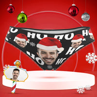 Custom Face Underwear Personalised Women High-Cut Briefs Panties Christmas Gift - HO