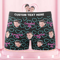 Custom Face Boxers Briefs Personalised Men's Shorts With Photo - Coupled Up