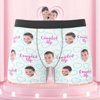 Custom Face Boxers Briefs Personalised Men's Shorts With Photo - Coupled Up