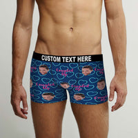 Custom Face Boxers Briefs Personalised Men's Shorts With Photo - Coupled Up