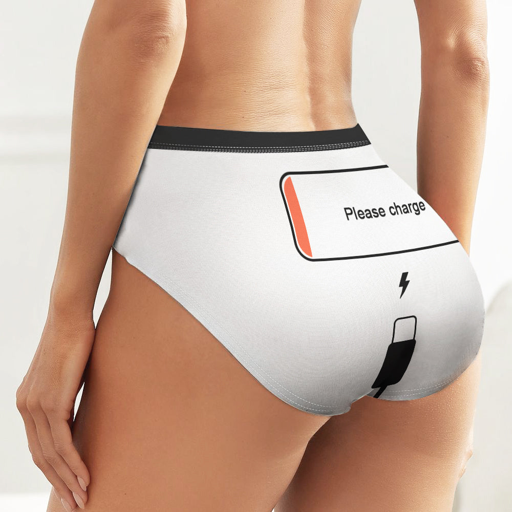 Custom Face Underwear Personalised Funny Women's Panties Briefs Underpants Valentine's Day Gift