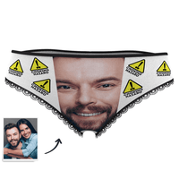 Custom Face Women's Panties Choking Hazard