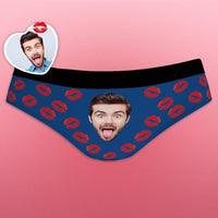 Custom Face Funny Women's Panties Lip Print