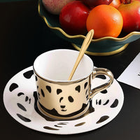 GiftLAB Funny Coffee Cups Tea Cup With Saucer Christmas Gifts for Father