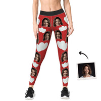 Women's Yoga gym pants Custom Face Leggings