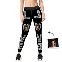 Women's Yoga gym pants Custom Face Leggings