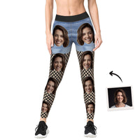 Women's Yoga gym pants Custom Face Leggings