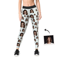 Women's Yoga gym pants Custom Face Leggings