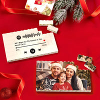 Christmas Gifts Spotify Personalized Building Brick Photo Block Frame