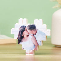 Custom Spotify Code Building Brick Personalized Photo Block Heart Shape