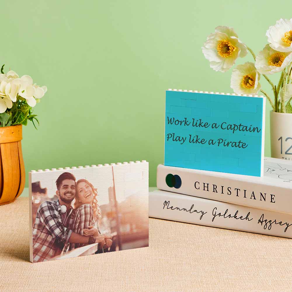 Spotify Personalized Building Brick Photo Block Frame