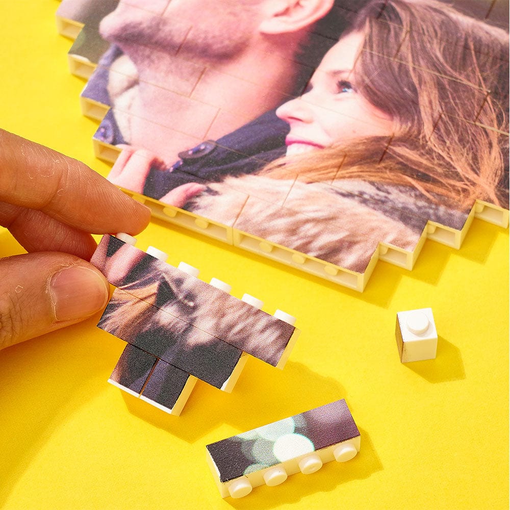 Custom Spotify Code Building Brick Personalized Photo Block Heart Shape