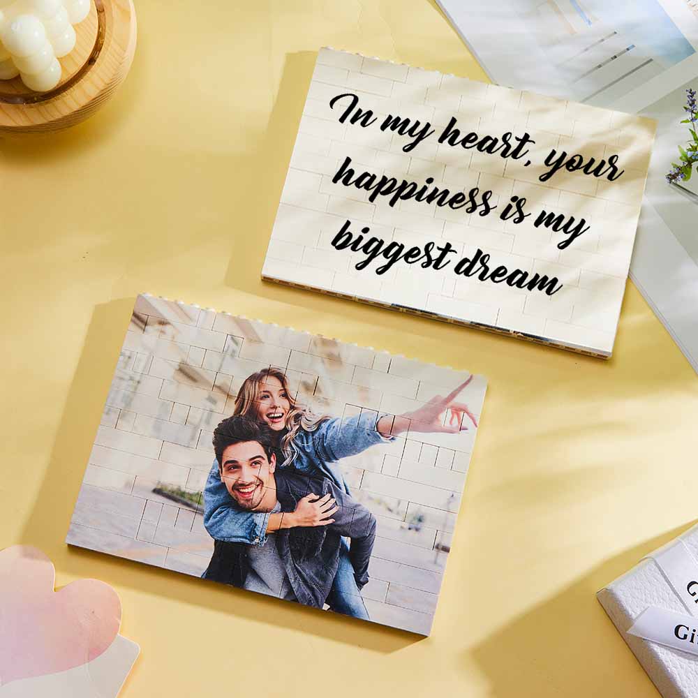 Spotify Personalized Building Brick Photo Block Frame