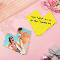 Custom Spotify Code Building Brick Personalized Photo Block Heart Shape