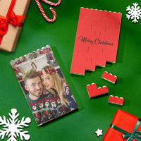 Christmas Gifts Personalized Brick Rectangle Building Photo Block Spotify Code Custom Text Frame