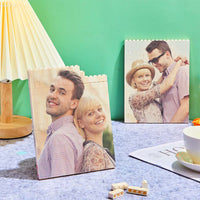 Personalized Brick Rectangle Building Photo Block Spotify Code Custom Text Frame Valentine's Day Gifts