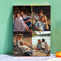 Personalised Colors Building Brick With Spotify Code Custom Photo Block Brick Puzzles Gifts For Couple