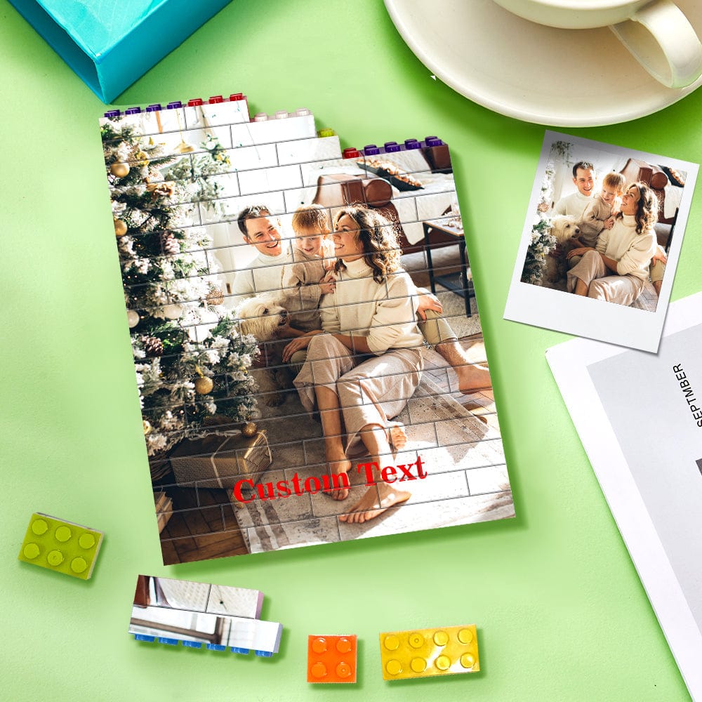 Personalised Colors Building Brick With Spotify Code Custom Photo Block Brick Puzzles Gifts For Couple