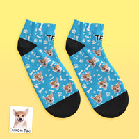 Custom Low cut Ankle Socks Dog