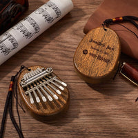 Personalized Mini Kalimba Spotify Code Thumb Piano 8 Keys Valentine's Day Gifts