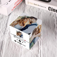 Magic Photo Cube with Spotify Code Picture Cube Valentines Day Gifts