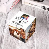 Personalized Magic Photo Cube with Spotify Code Living Room Gifts For Friends