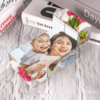 Custom Photo Cube Magic Photo Cube with Spotify Code Gift For Mother