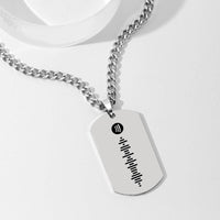 Spotify Necklace Personalized Music Code Photo Necklace Gift For Her