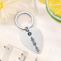 Spotify Keychain & Guitar Pick 2 in 1 Boyfriend Anniversary Gift