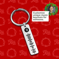 Christmas Gifts GiftLAB Custom Song Keychain Spotify Keychain Gifts