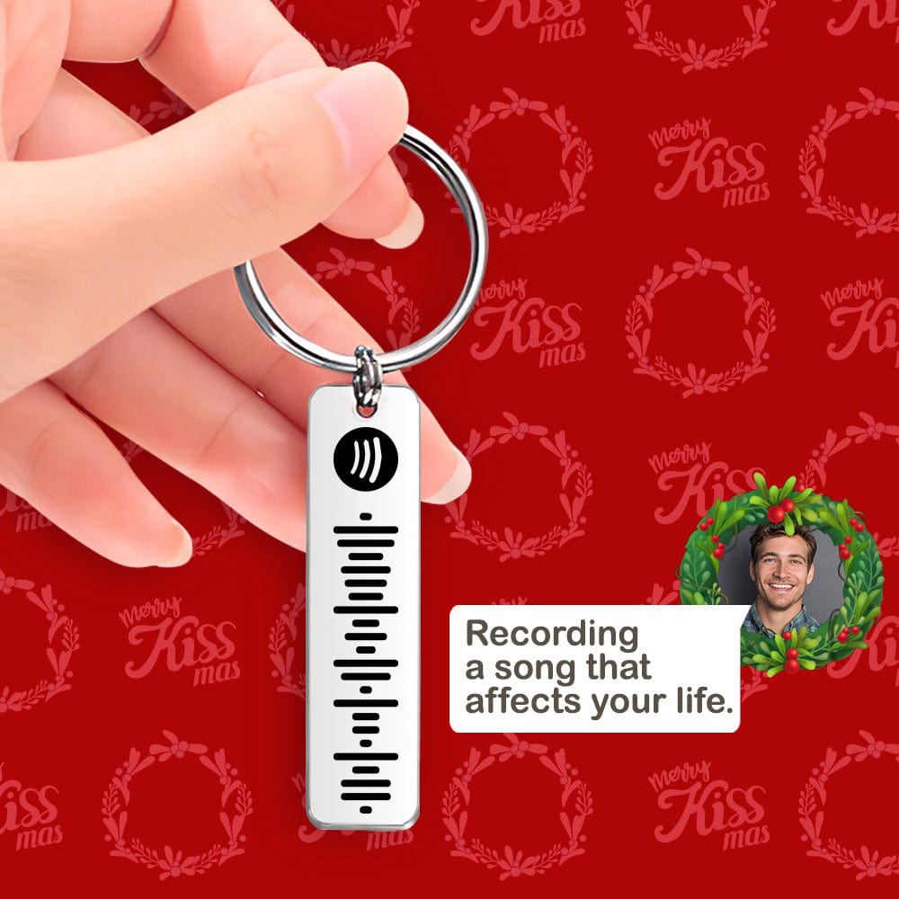 Christmas Gifts GiftLAB Custom Song Keychain Spotify Keychain Gifts