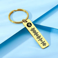 GiftLAB Spotify Keychain Custom Keychain Long Distance Keychain Maths Keychain Custom Valentines Day Gifts