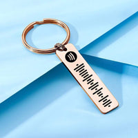 Custom Music Keychain Spotify Code Keychain Couple Keychains Best Gifts For Him