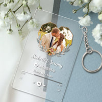 Scannable Custom Spotify Code Night Light Song Picture Plaque Wedding Gift