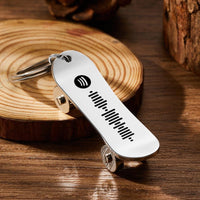 Spotify Code Keychain Skateboard Gifts Valentine's Day Gifts for Skateboard Lovers