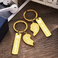 Custom Valentines Day Keychain Personalized Spotify Keychain Heart Shape Keychain