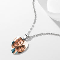 Spotify Necklace Custom Music Code Heart Photo Necklace Valentine's Day Gift