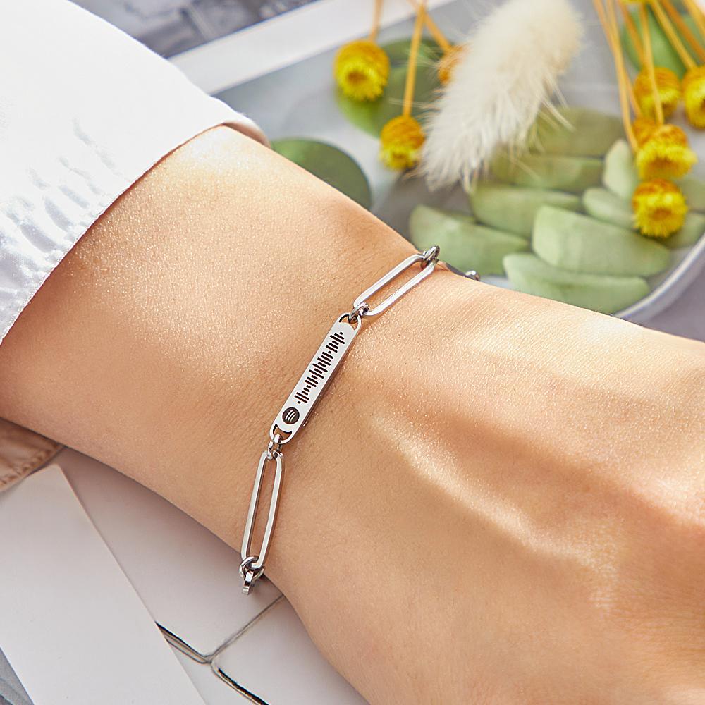 Scannable Spotify Bracelet with Spotify Code  Graduation Bracelets For Her