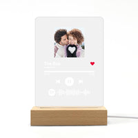 Spotify Music Plaque Night Light Personalized Anniversary Gifts Valentines Day Gifts