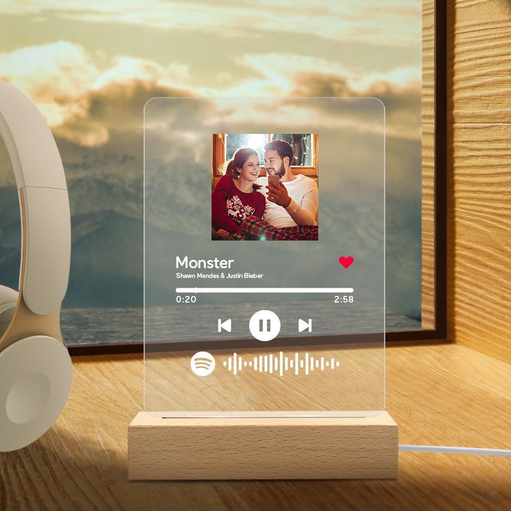 Custom Spotify Lamp Sympathy Gifts For Loss Of Mother