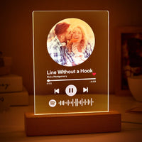 Custom Spotify Night Light Spotify Song Plaques Valentines Day Gifts