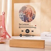 Custom Spotify Night Light Spotify Song Plaques Valentines Day Gifts