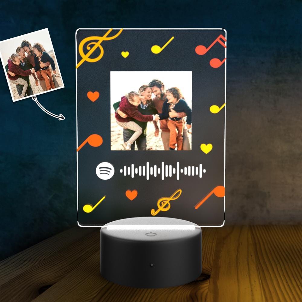 Custom Spotify Plaque Lamp 7 Colors Valentines Day Gifts For Music Lovers