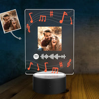 Spotify Code Plaques Night Light Valentines Day Gifts For Him