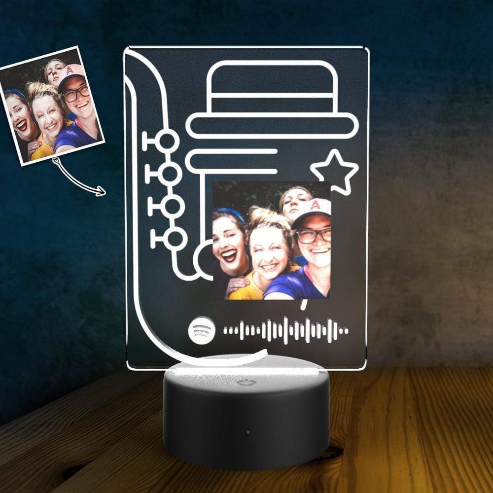 Custom Spotify LED Lamp Spotify Code Led Light Gifts for Couple Valentines Day Gifts