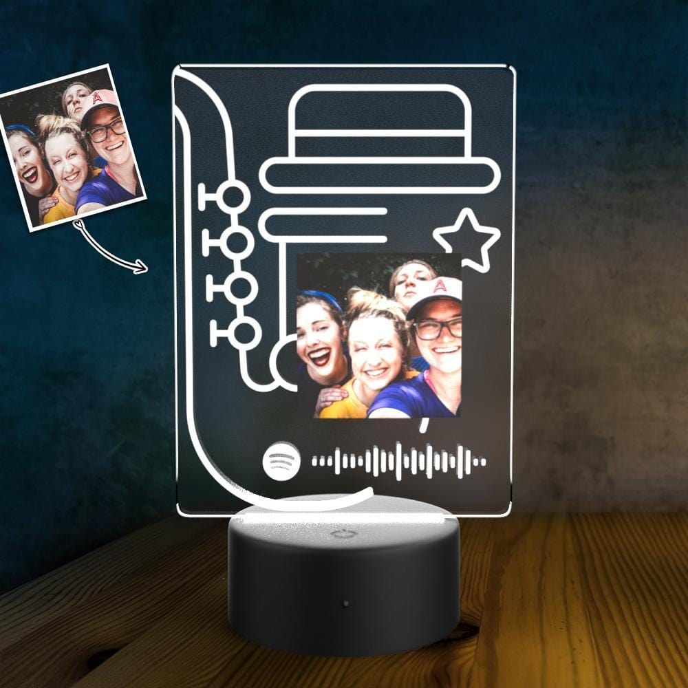 Custom Spotify LED Lamp Spotify Code Led Light Gifts for Friends