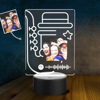 Custom Spotify LED Lamp Spotify Code Led Light Gifts for Friends