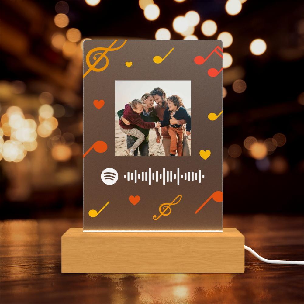 Spotify Plaque Night Lamp Custom Album Gift Personalized Night Lamp Valentines Day Gifts For Him