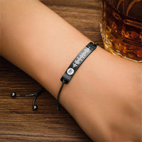 Custom Spotify Code Bracelet Gifts for Music Lovers Stainless Steel Graduation Bracelets For Her