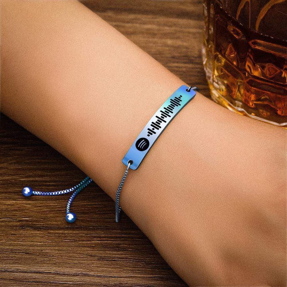 Spotify Music Bracelet Spotify Bracelet Christmas Gifts for Couple Black